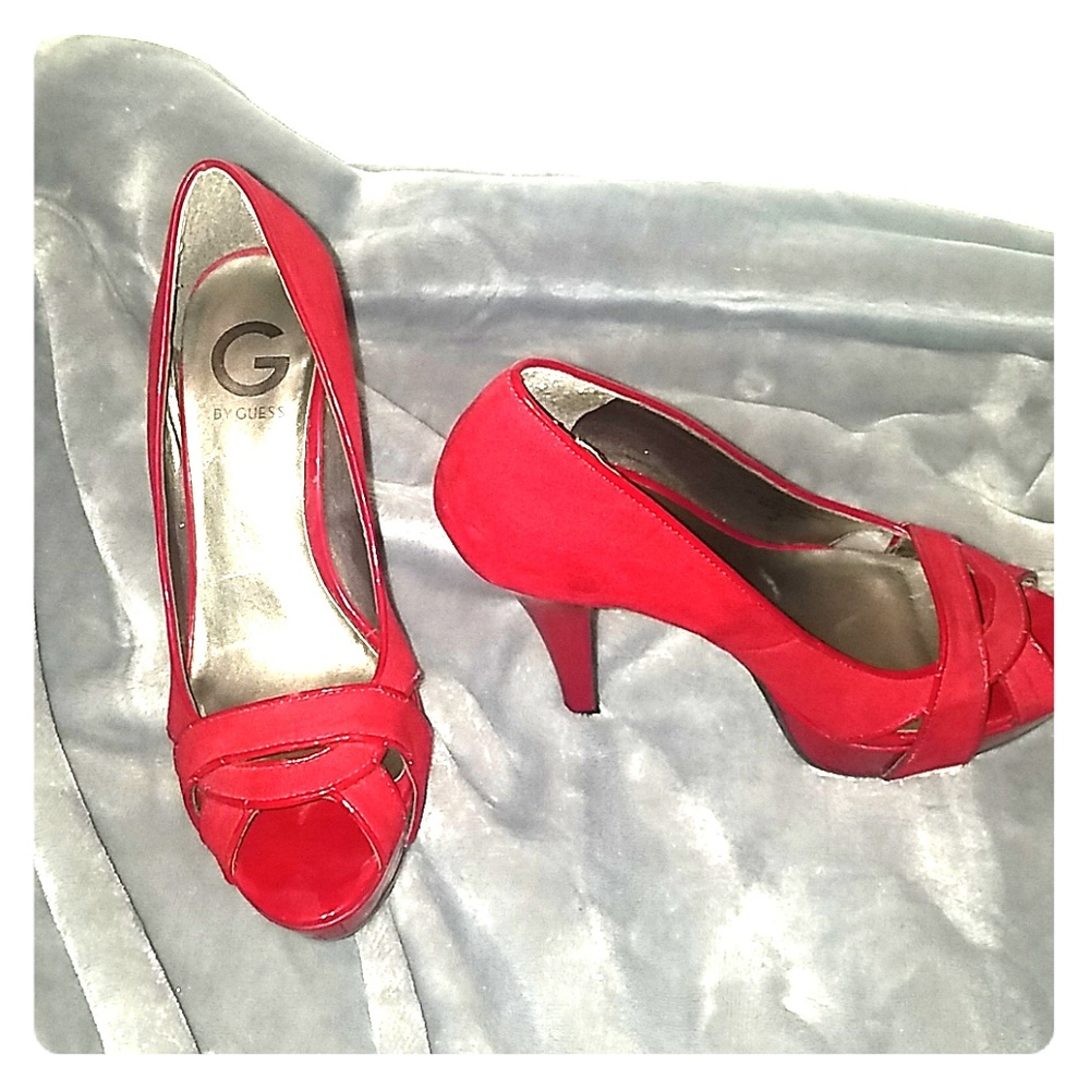 GUESS Sexy Red Heels